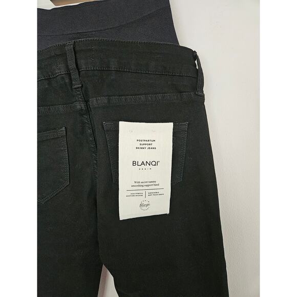 Blanqi Black Postpartum Support Skinny Jeans NWOT Size 2 - Picture 9 of 15